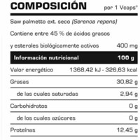 Vitobest Salud/Bienestar SAW PALMETTO 60 Caps. 01