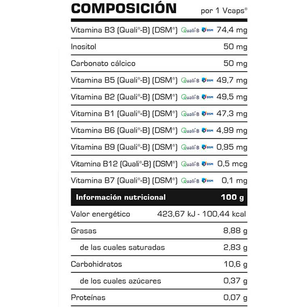 Vitobest Vitaminas Y Minerales B-50 COMPLEX  60 Caps. 01