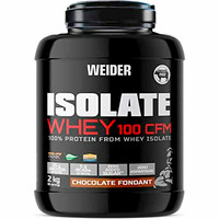 Weider Proteinas Aislado Suero/Whey Isolate Whey 100 CFM Choco 2 kg vista frontal