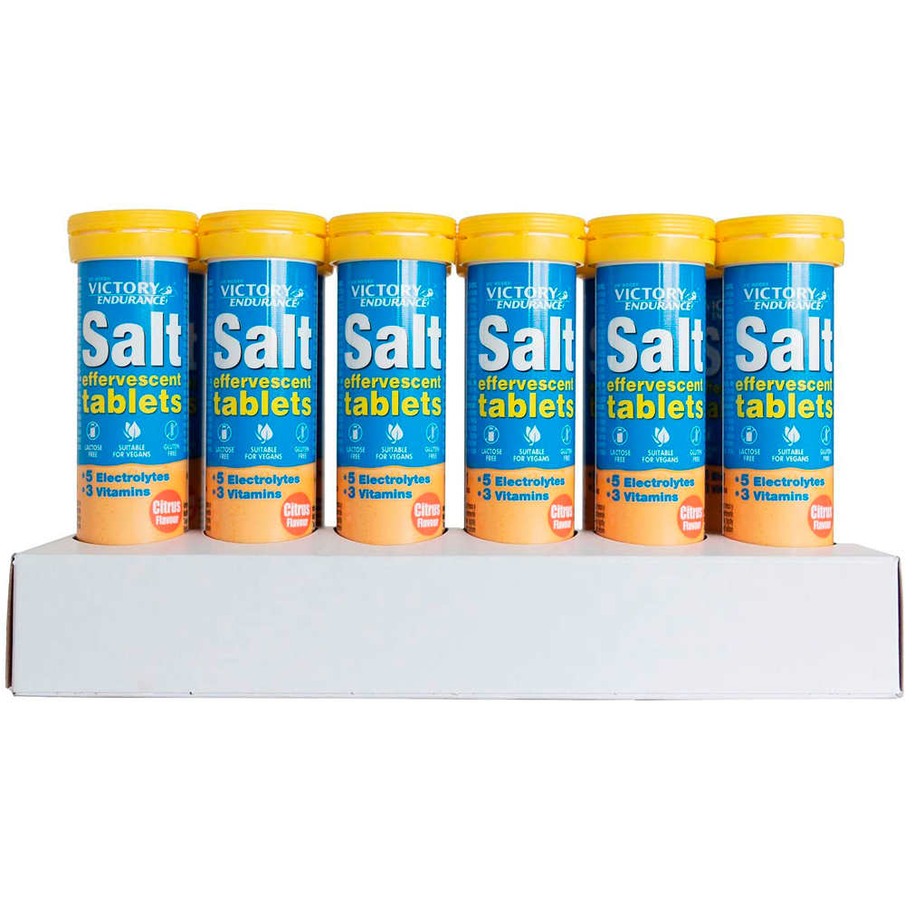 Victory Tabletas CAJA Salt Salt Effervescent Citrus 12Uds vista frontal