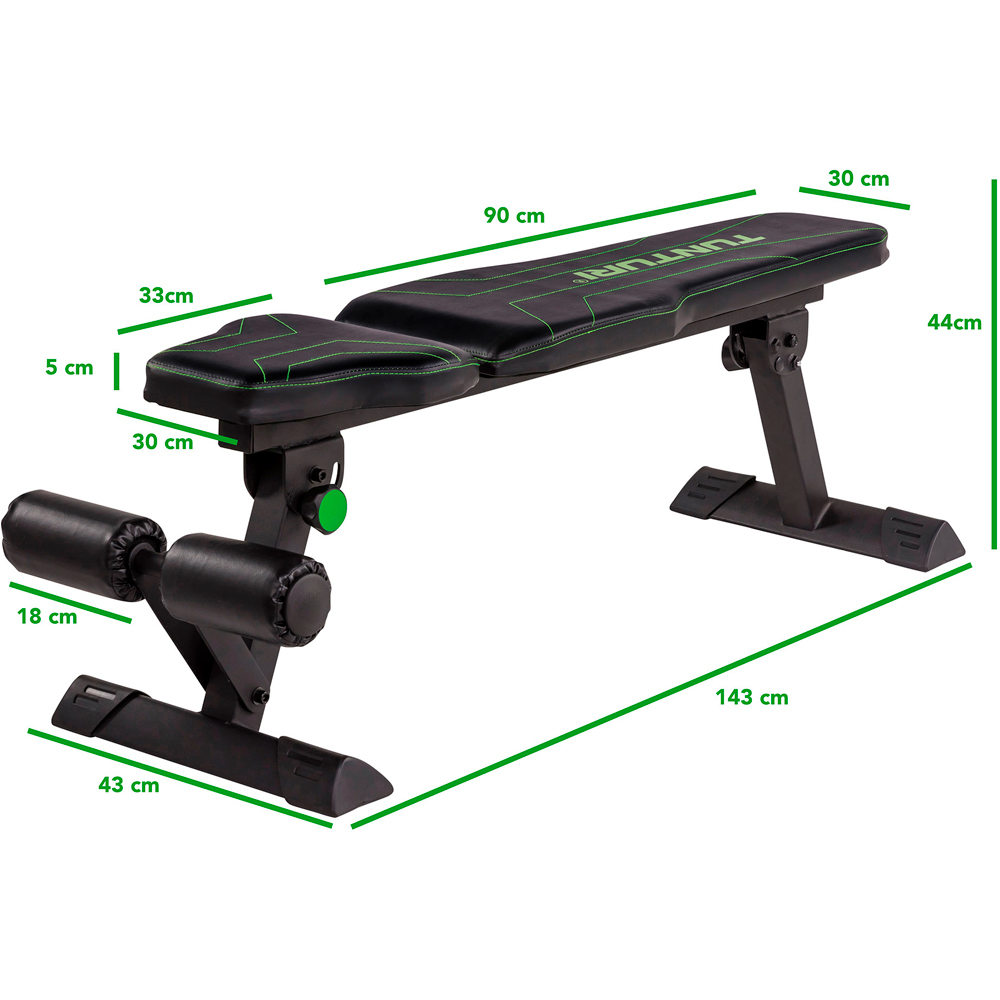 Tunturi tabla abdominales FB80 FLAT BENCH 01