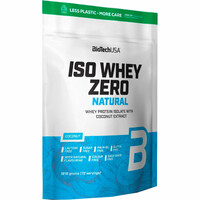 Biotechusa Proteinas Aislado Suero/Whey IsoWhey Zero LACT. FREE NATUR Coco 1816g vista frontal