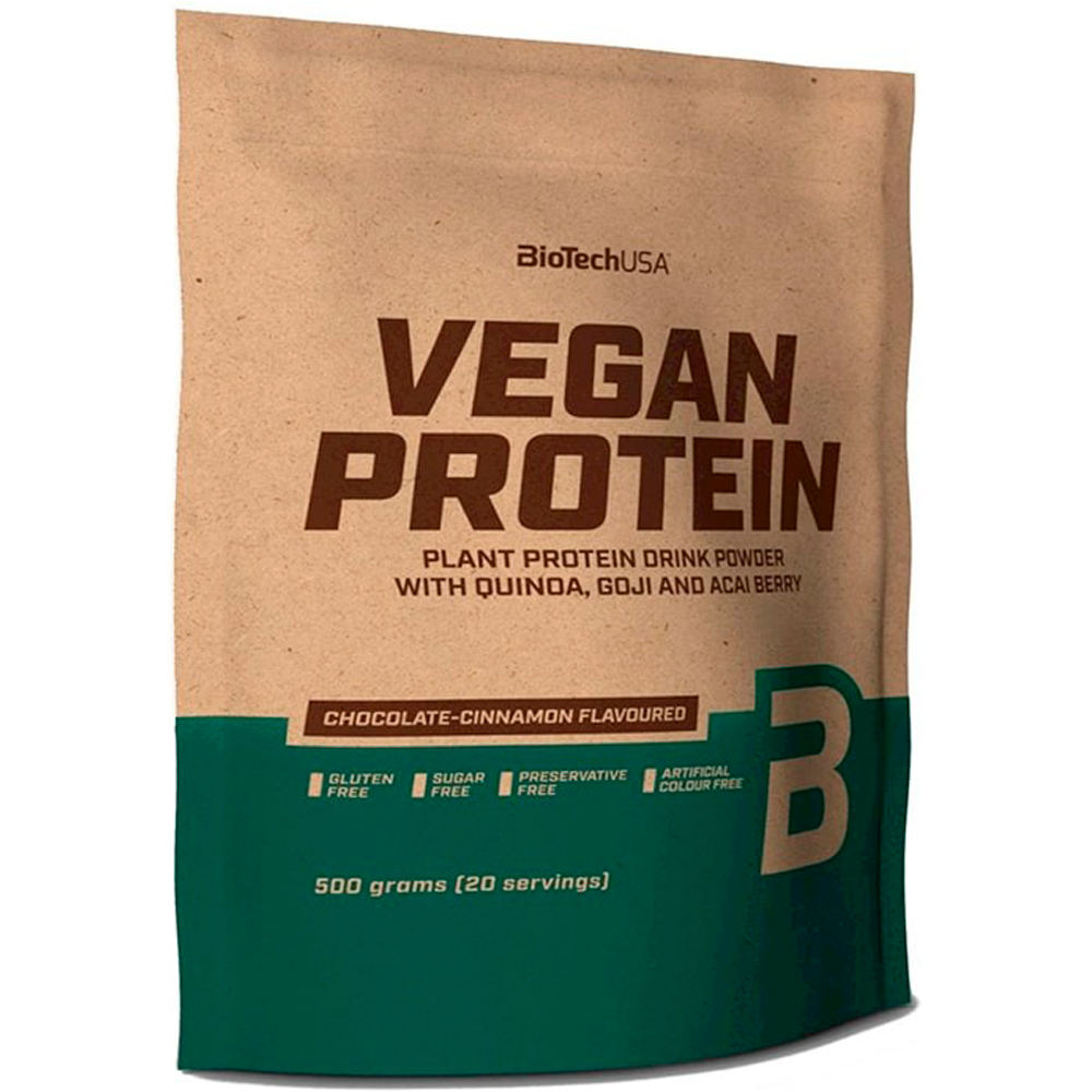 Biotechusa Vegano Vegan Protein Chocolate-canela 2000g vista frontal