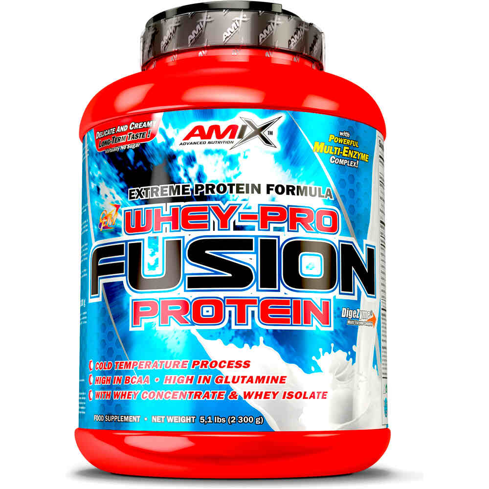 Amix Nutrition proteínas WHEY-PRO FUSION 2,3 KG Cookie crema vista frontal