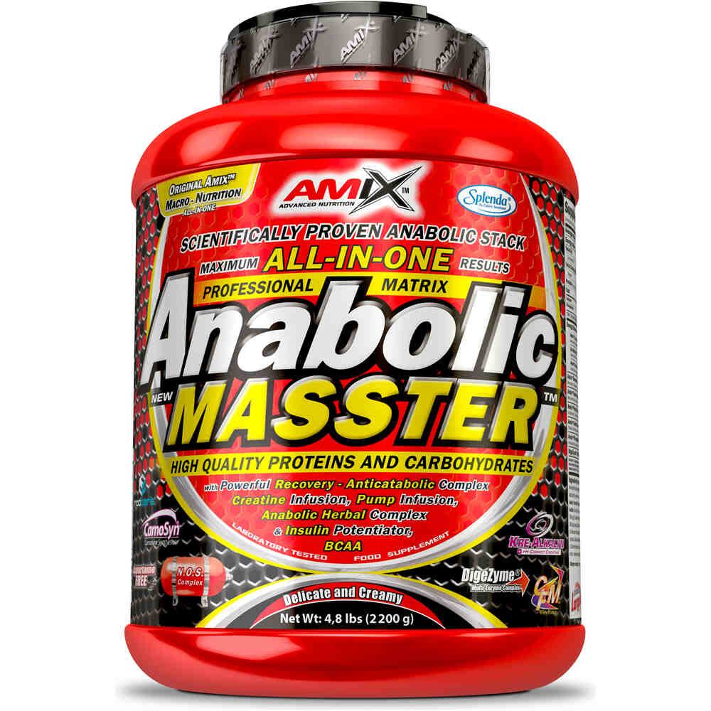 Amix Nutrition Carbohidratos ANABOLIC MASSTER 2,2 KG Chocolate vista frontal