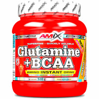 Amix Nutrition Aminoacidos GLUTAMINE+BCAA 530 GR Mango vista frontal