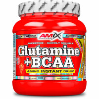 Amix Nutrition Aminoacidos GLUTAMINE+BCAA 300 GR Mango vista frontal