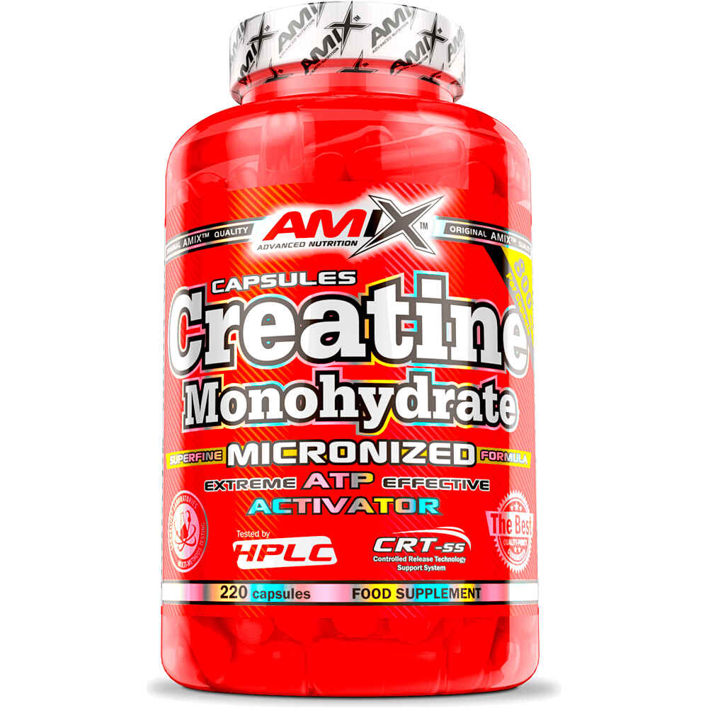 Amix Nutrition Creatinas CREATINE MONOHYDRATE 220 CAPS vista frontal