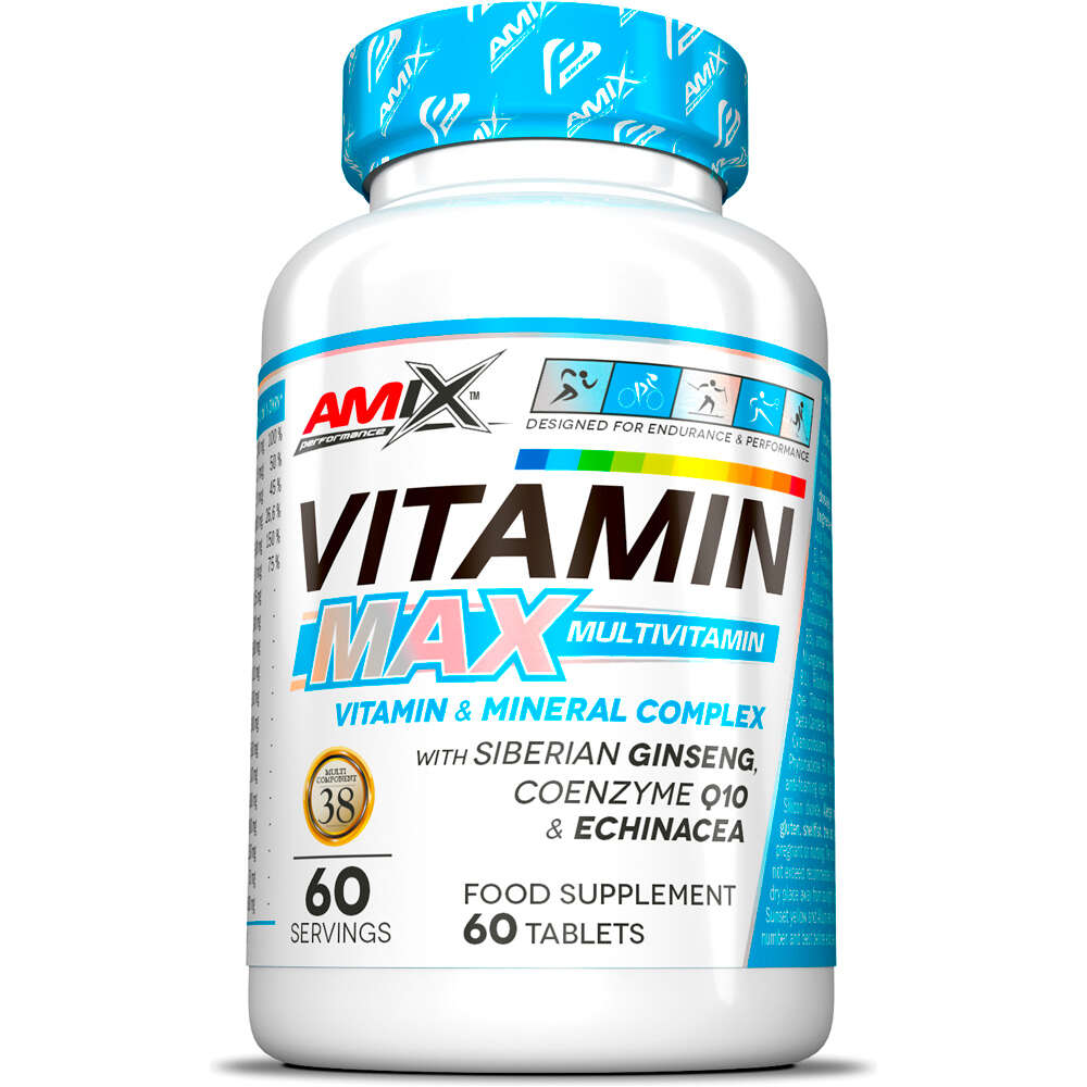Amix Performance Vitaminas Y Minerales PERFORMANCE VITAMIN MAX MULTIVITAMIN 60 vista frontal