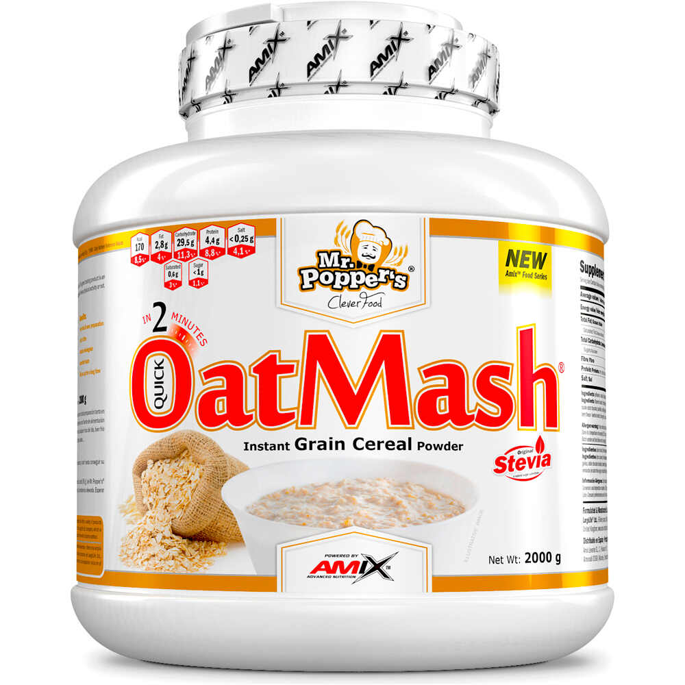 Mr. Poppers Avena OATMASH 2 KG Chocolate blanco vista frontal