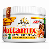 Mr. Poppers Cremas-Salsas NUTTAMIX 250 GR Crunchy Peanuts vista frontal