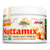 Mr. Poppers Cremas-Salsas NUTTAMIX 250 GR Chocolate blanco vista frontal