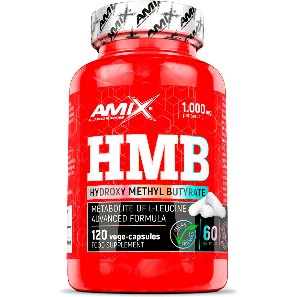 Amix Nutrition complementos nutricionales HMB 120 CAPS vista frontal