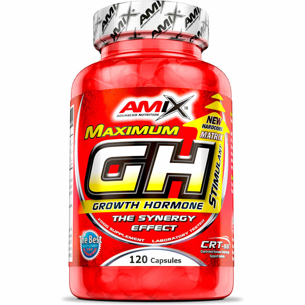 Amix Nutrition complementos nutricionales GH 120 CAPS vista frontal