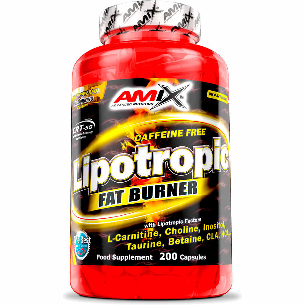 Amix Nutrition Perdida De Peso LIPOTROPIC FAT BURNER 200 CAPS vista frontal