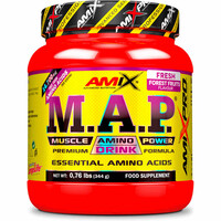 Amixpro Aminoacidos M.A.P. POWDER 344 GR Frutas del bosque vista frontal