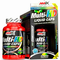 Amix Nutrition Vitaminas Y Minerales MULTI HD 60 LIQUID CAPS vista frontal
