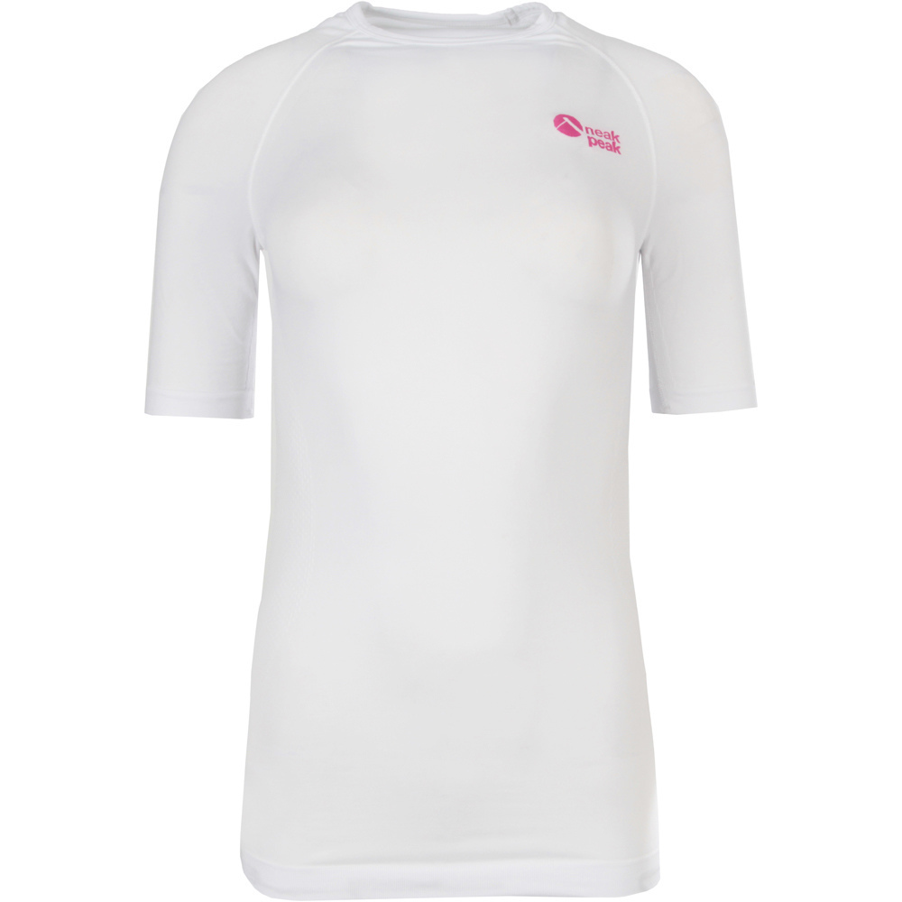 Erlin camiseta térmica manga corta mujer Blanco (XS)