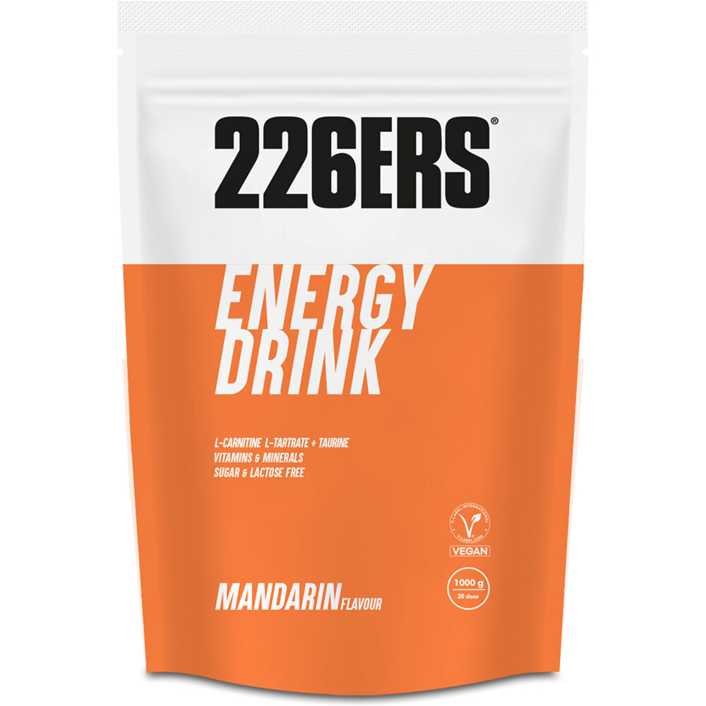 226ers Bebidas Energeticas ENERGY DRINK 1KG MANDARIN vista frontal
