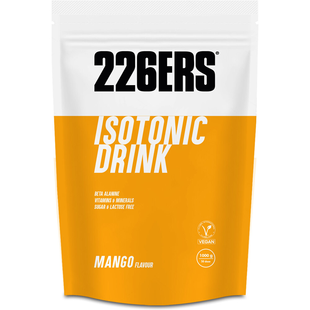 226ers hidratación ISOTONIC DRINK 1KG MANGO vista frontal