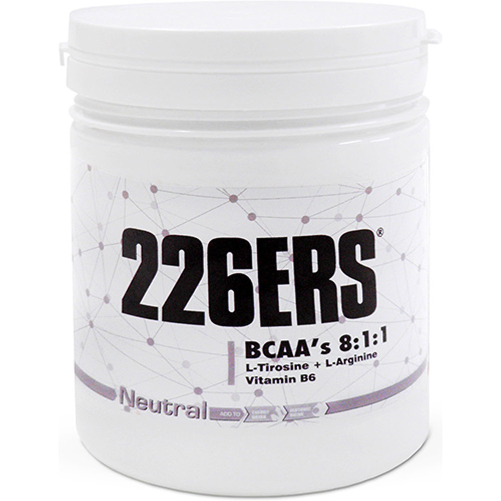 226ers Aminoacidos BCAAs 300GR NEUTRAL vista frontal