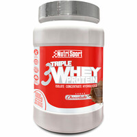 Nutrisport proteínas TRIPLE WHEY PROTEIN  CHOCO 1000g vista frontal