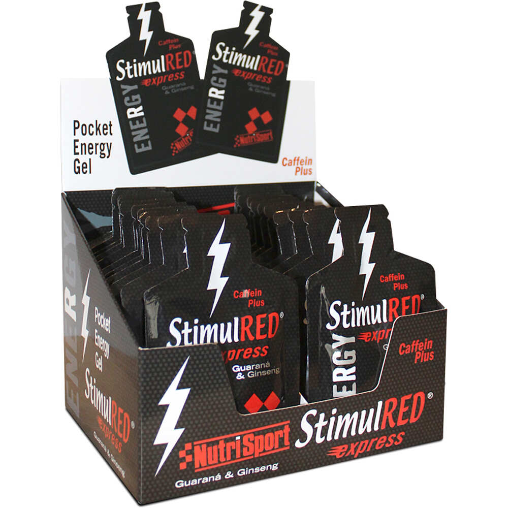 Nutrisport Bebidas Energeticas STIMULRED EXPRESS 12sob vista frontal