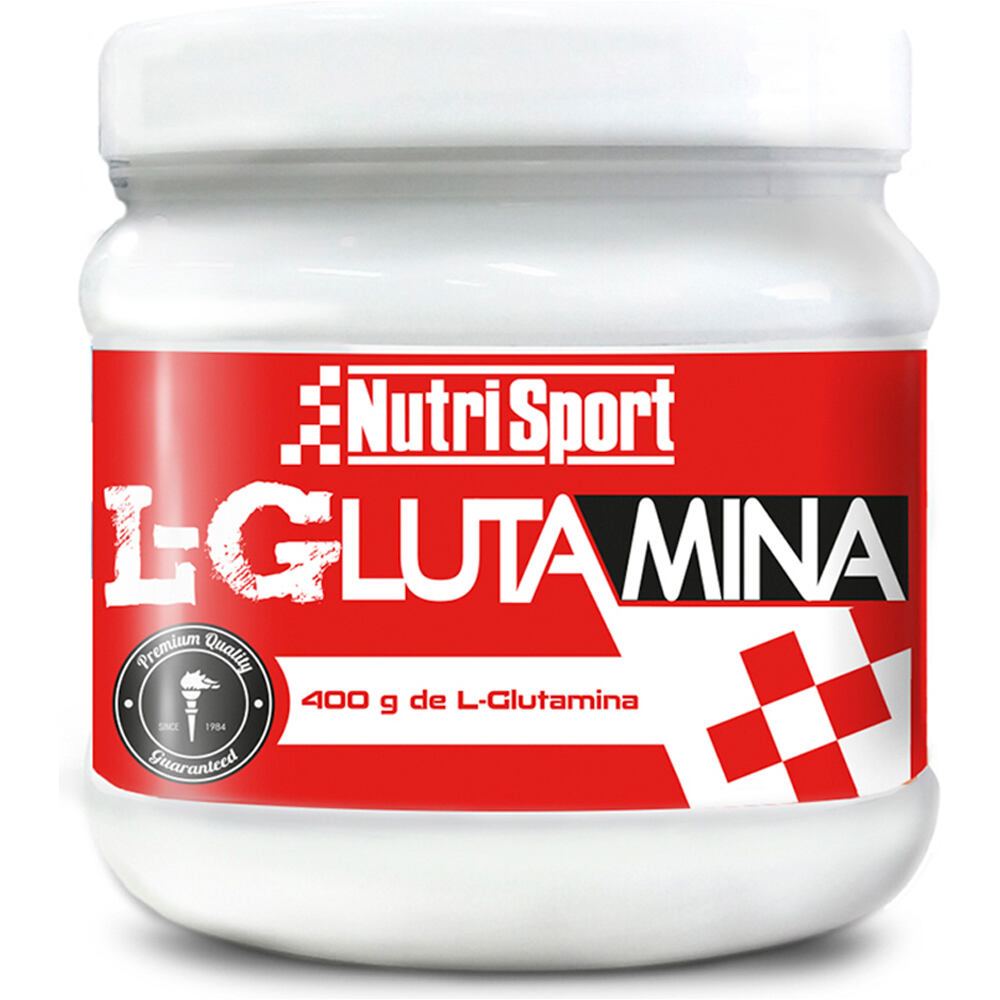 Nutrisport Aminoacidos L-GLUTAMINA 400g vista frontal