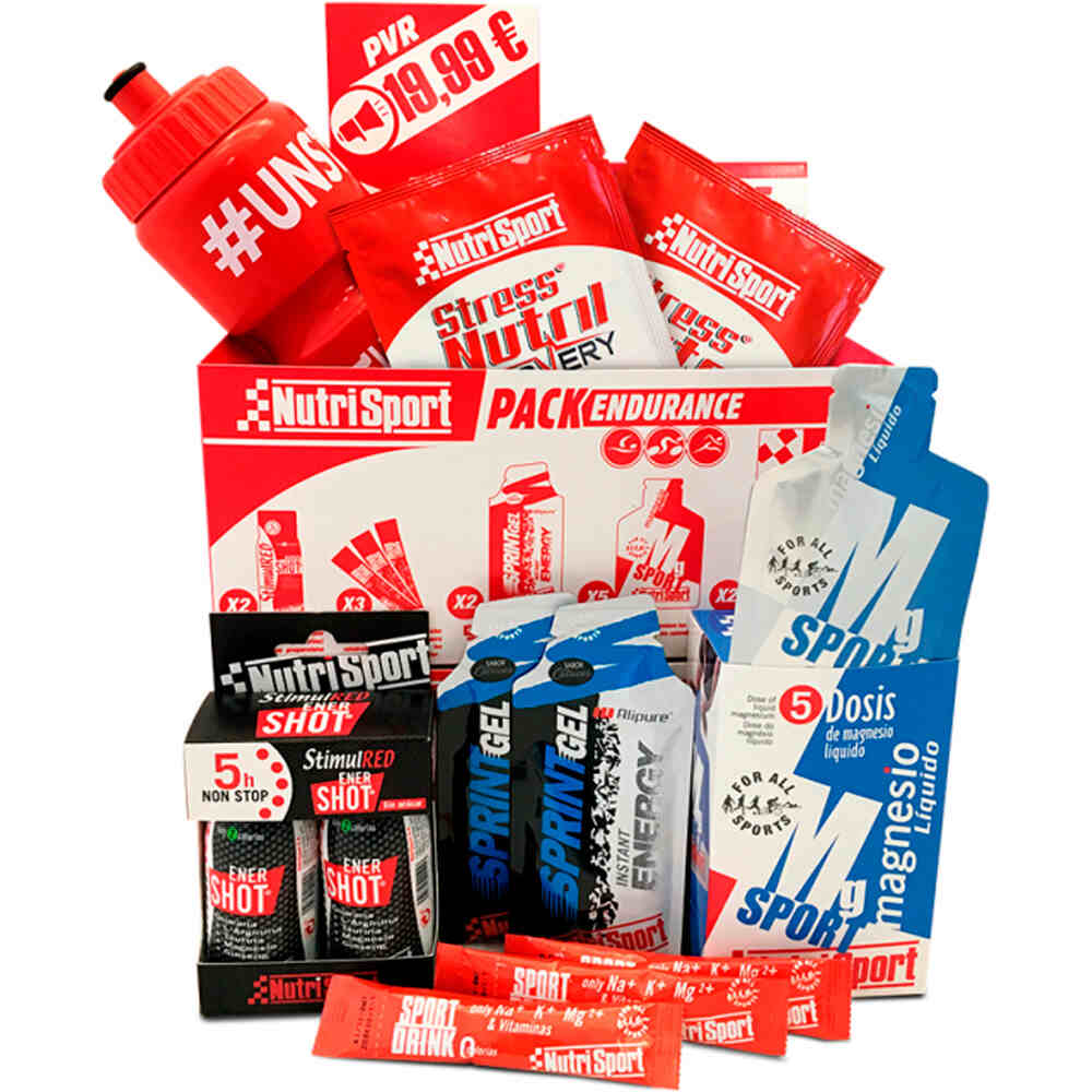 Nutrisport complementos nutricionales ENDURANCE PACK vista frontal