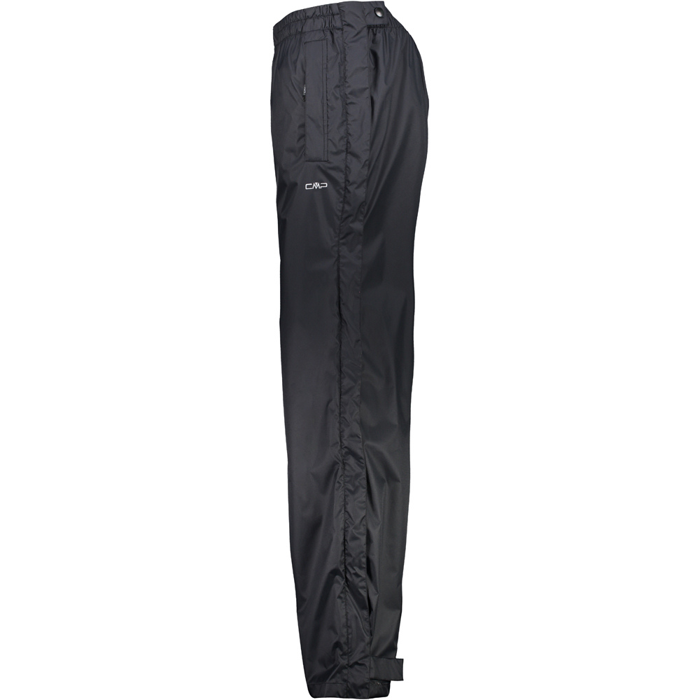 Cmp pantalón impermeable hombre MAN RAIN PANT WITH FULL LENGHT SIDE ZIPS vista detalle