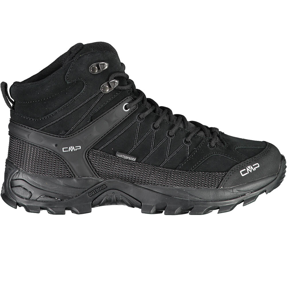 Rigel mid trekking shoes wp bota trekking hombre Negro (41)