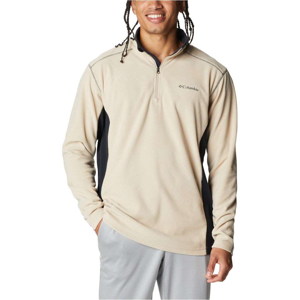 Klamath range ii half zip forro polar hombre Marron (S)
