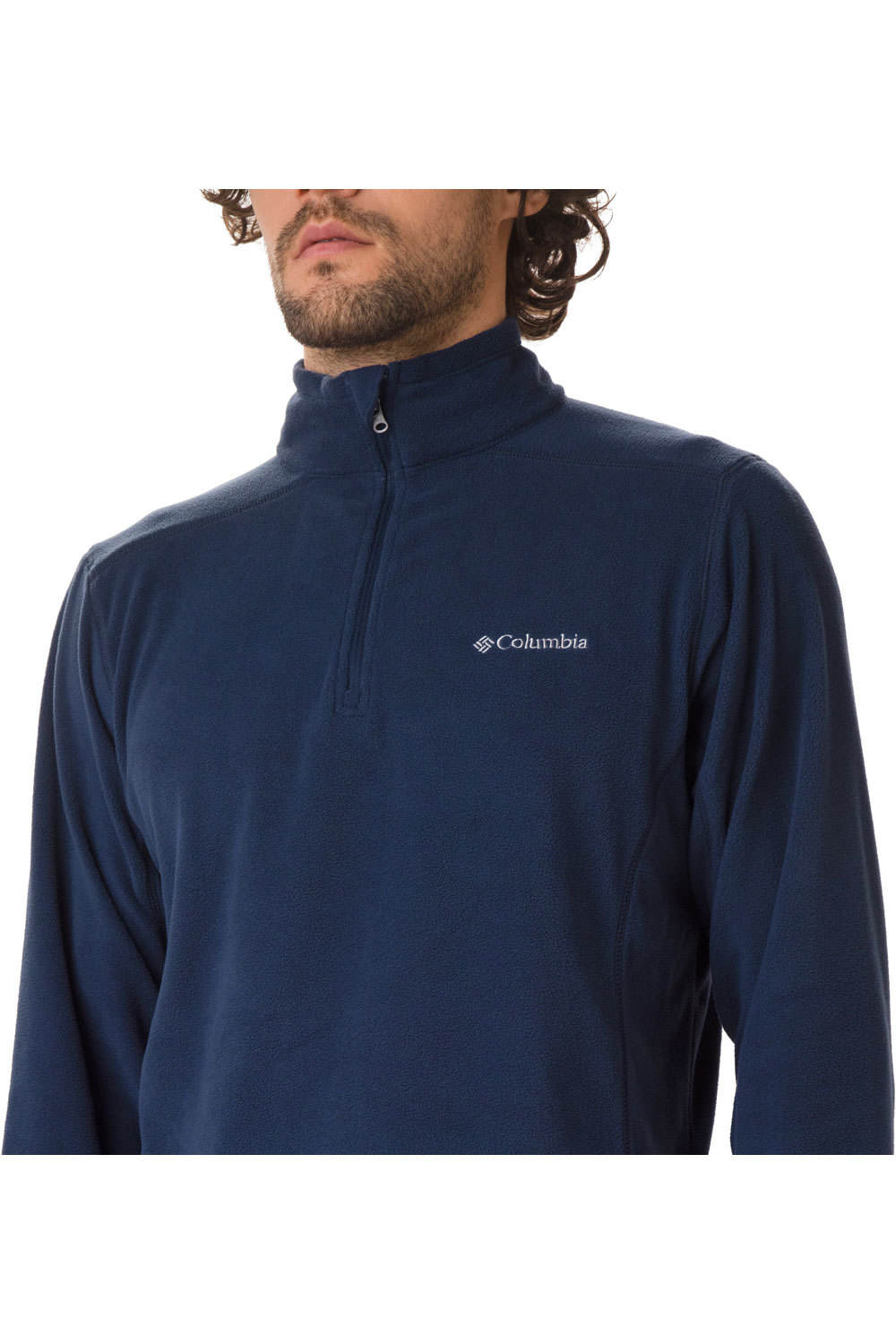 Columbia forro polar hombre Klamath Range II Half Zip vista frontal