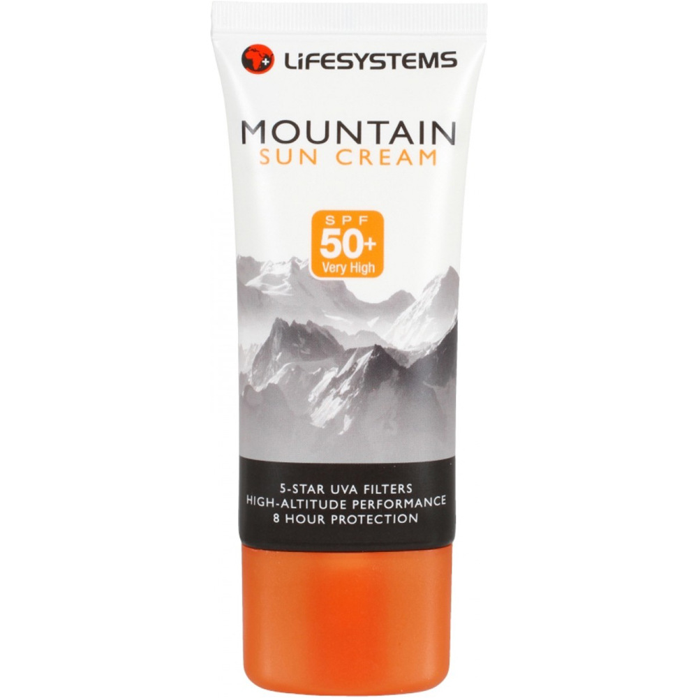 Lifesystems protección solar corporal Mountain SPF50+ Sun Cream -50ml (pack de vista frontal