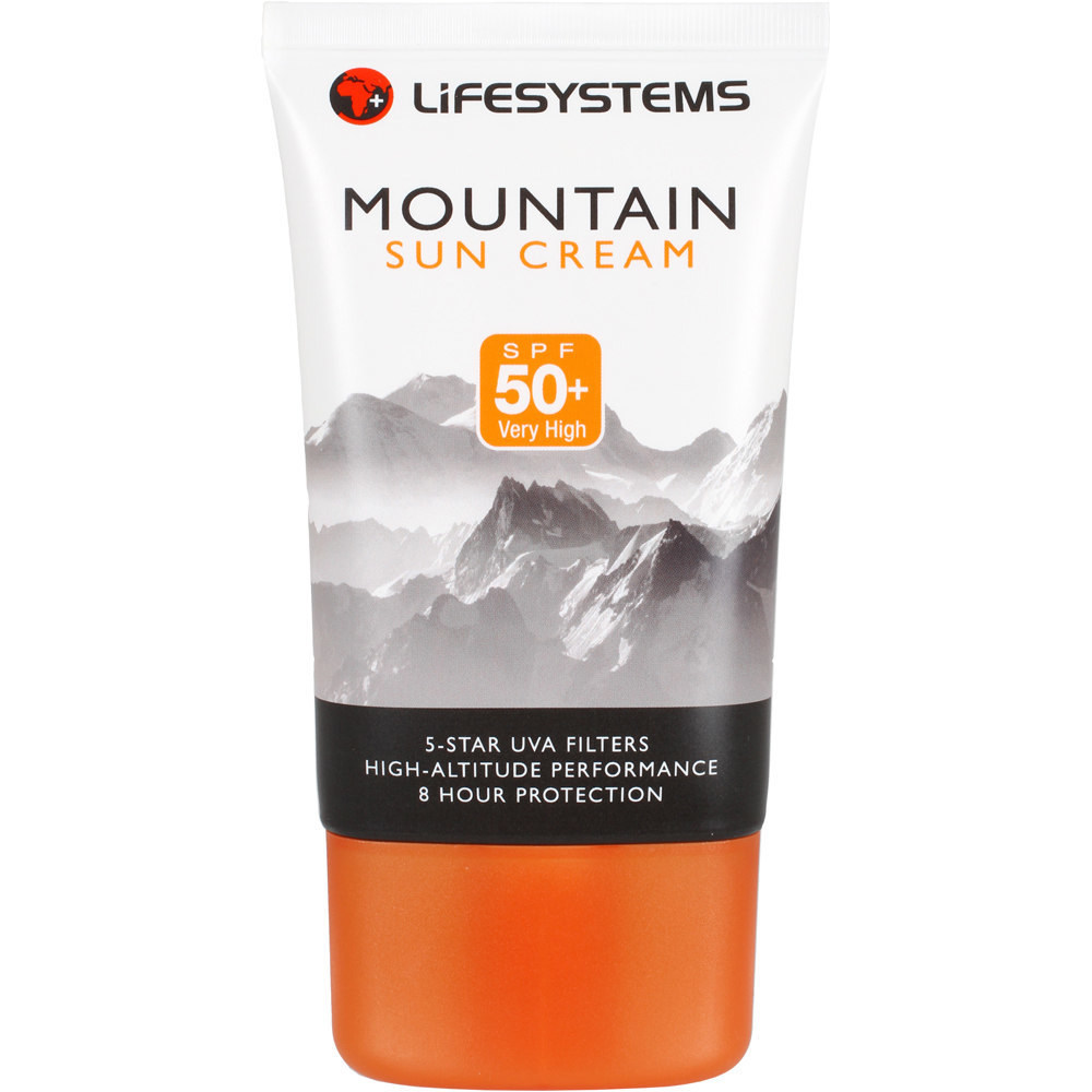 Lifesystems protección solar corporal Mountain SPF50+ Sun Cream -100ml (pack d vista frontal
