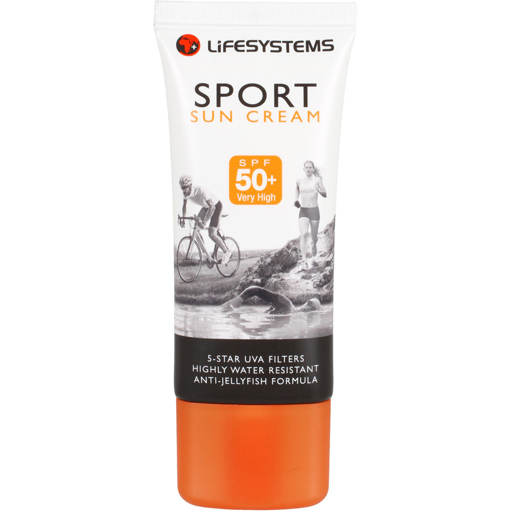 Lifesystems protección solar corporal Sport SPF50+ Sun Cream -50ml (pack de 8 vista frontal