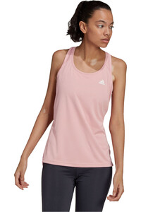 adidas camiseta tirantes fitness mujer W 3S TK vista frontal