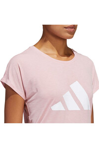 adidas camisetas fitness mujer 3 BAR TEE vista detalle