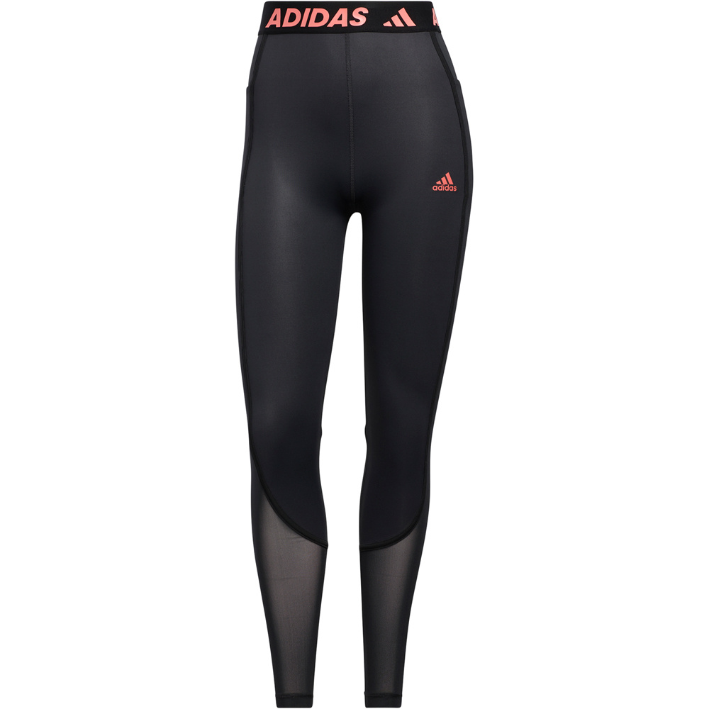 adidas pantalones y mallas largas fitness mujer TF MESH 7/8 T vista frontal