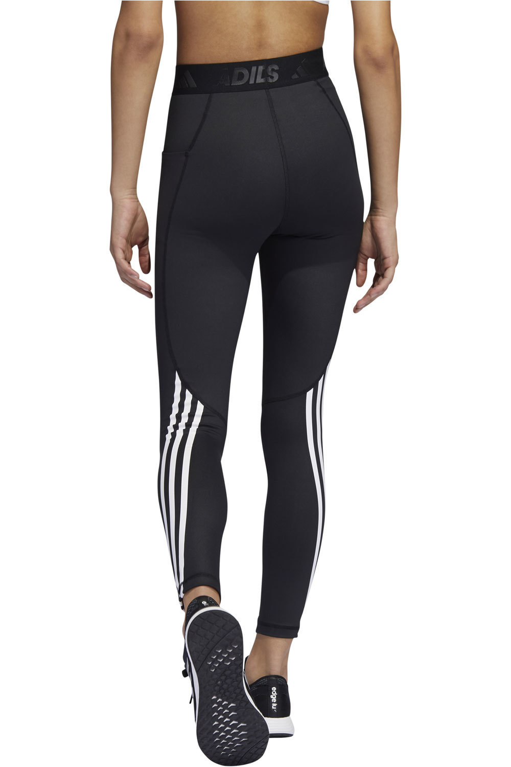 adidas malla larga running mujer TF 3S TIGHT vista trasera