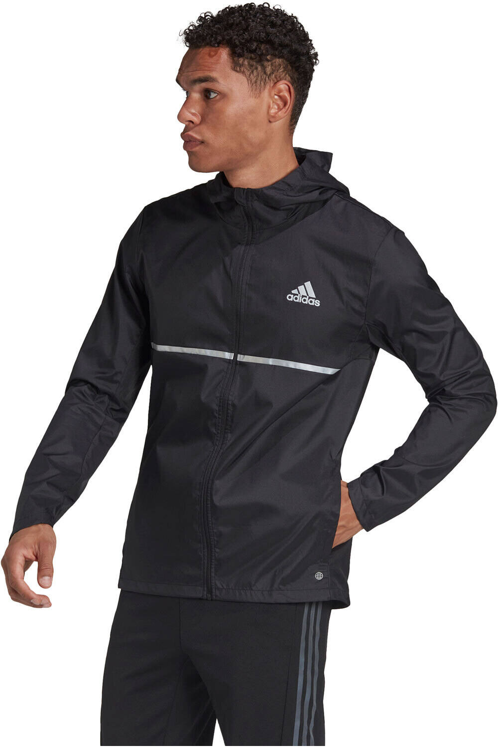 adidas CHAQUETA RUNNING HOMBRE Own the Run vista frontal