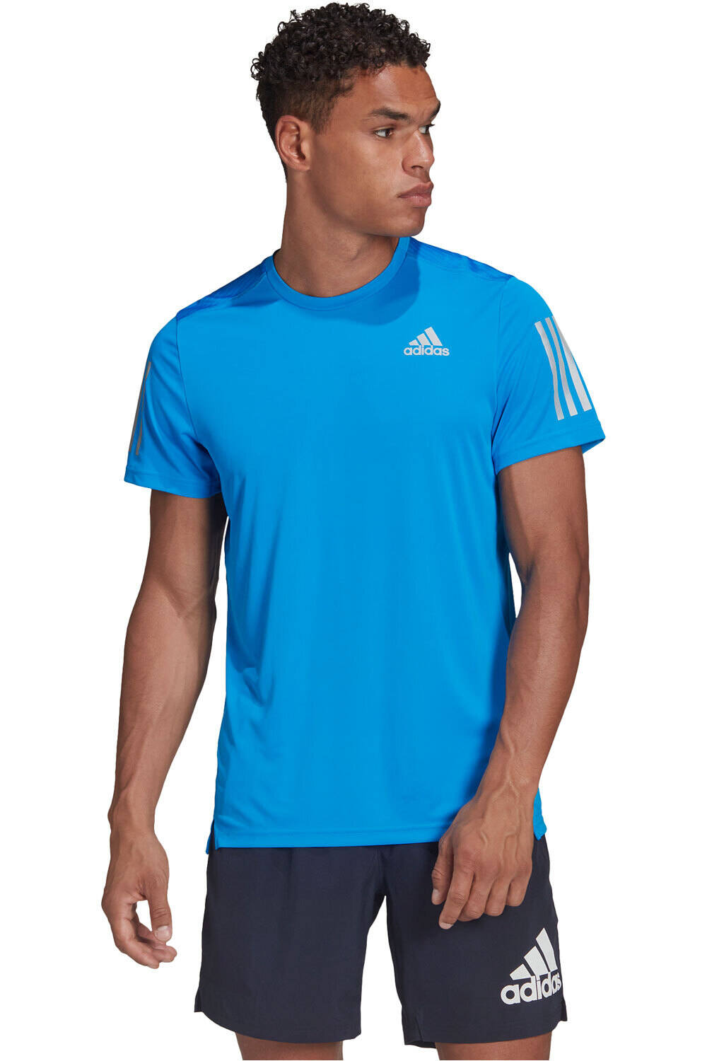 adidas camiseta técnica manga corta hombre OWN THE RUN TEE vista frontal