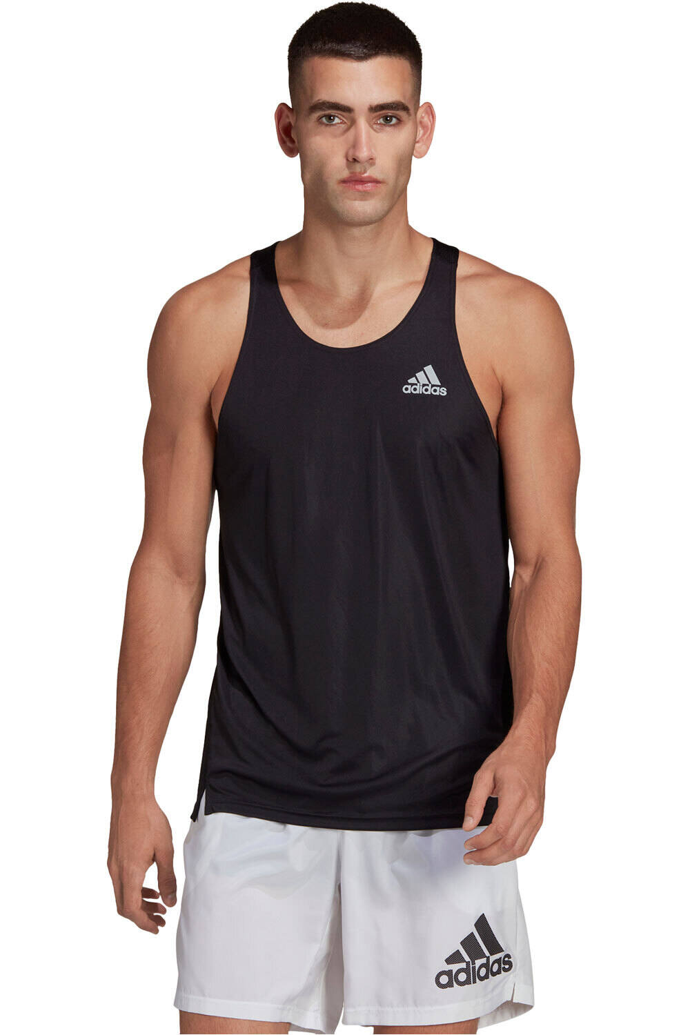 adidas camiseta entrenamiento tirantes hombre Own the Run (sin mangas) vista frontal