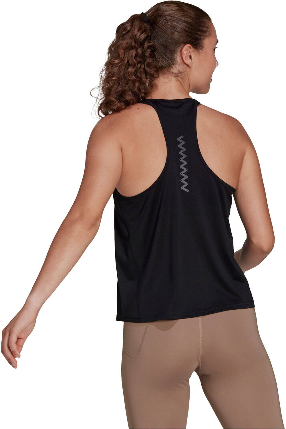 adidas camiseta técnica tirantes mujer Parley Run Fast Running (sin mangas) vista trasera