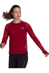 adidas camiseta técnica manga larga mujer ADIZERO LS vista frontal