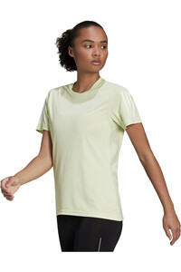 adidas camiseta entrenamiento manga corta mujer OWN THE RUN TEE vista frontal