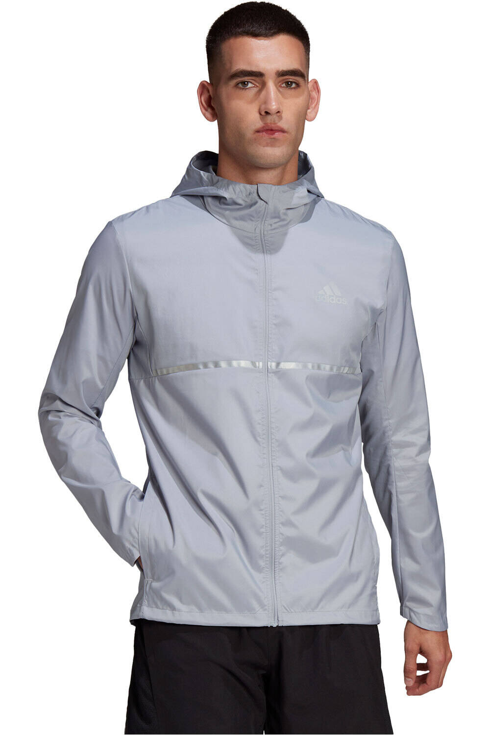 adidas CHAQUETA RUNNING HOMBRE OWN THE RUN JKT vista frontal