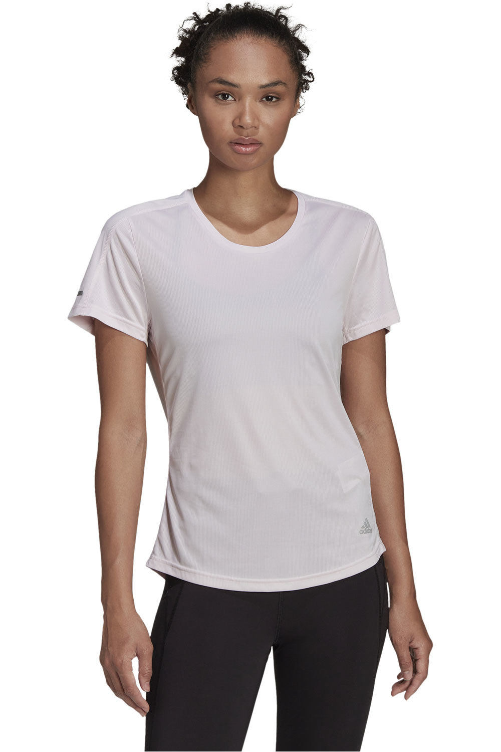 adidas camiseta entrenamiento manga corta mujer RUN IT TEE W vista frontal