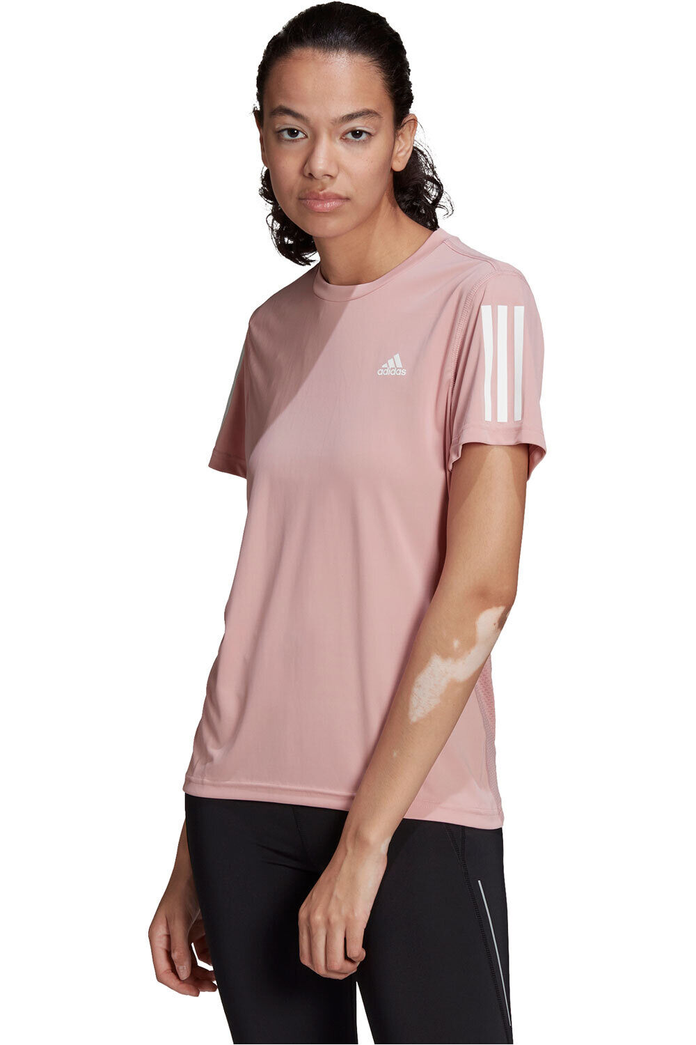 adidas camiseta entrenamiento manga corta mujer OWN THE RUN TEE vista frontal