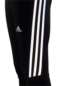 adidas malla larga running mujer 7/8 Run Icons Running 3 bandas vista detalle